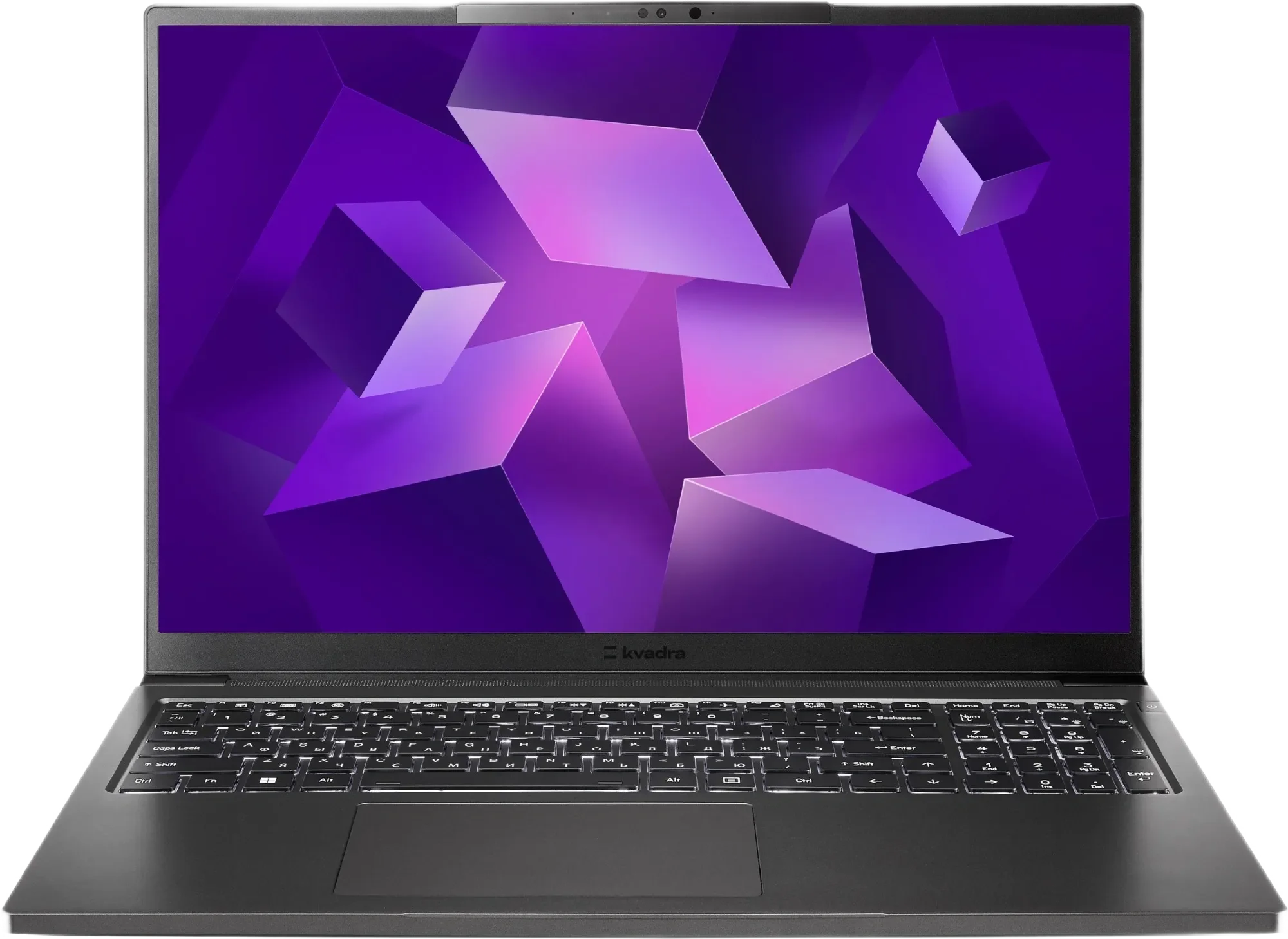 Ноутбук Персональный переносной компьютер (ноутбук) KVADRA NAU LP16 (Wifi/ BT РФ, PB РФ) Intel Core Ultra 7 155U, 2х8ГБ DDR5, SSD 512ГБ NVMe M.2, 1Y (Y22L01CAS122R_CCAA3A)