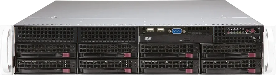Сервер IRU Rock s2208p 2x5318N 2x32Gb С621 AST2600 2xGigEth 2x1200W w/o OS (2184373)
