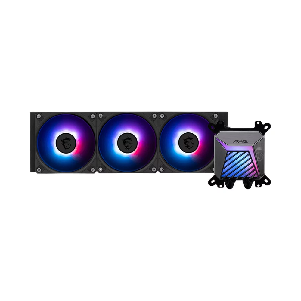 Жидкостная система охлаждения MSI MAG CORELIQUID A15 360 3 x ARGB Fan, ARGB Block (306-7ZW9A11-L80)