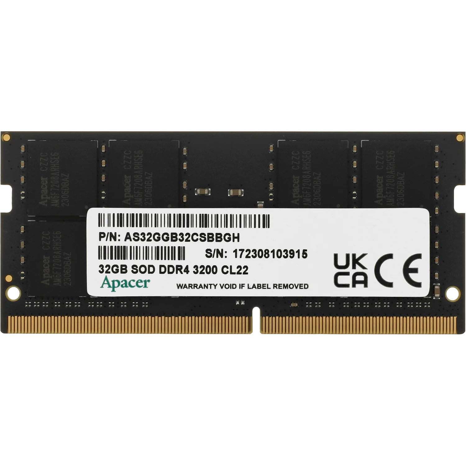 Модуль памяти SODIMM 32GB DDR4-3200 ES.32G21.PSI APACER