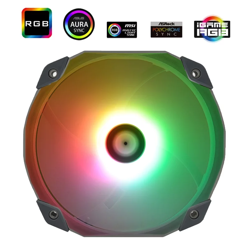 Кулер для корпуса/ Case Cooler Thermalright TL-D14S Argb (140x152x27mm, 4-pin PWM, ARGB, 77.8CFM, 25.6dBA, 1500RPM, Grey)