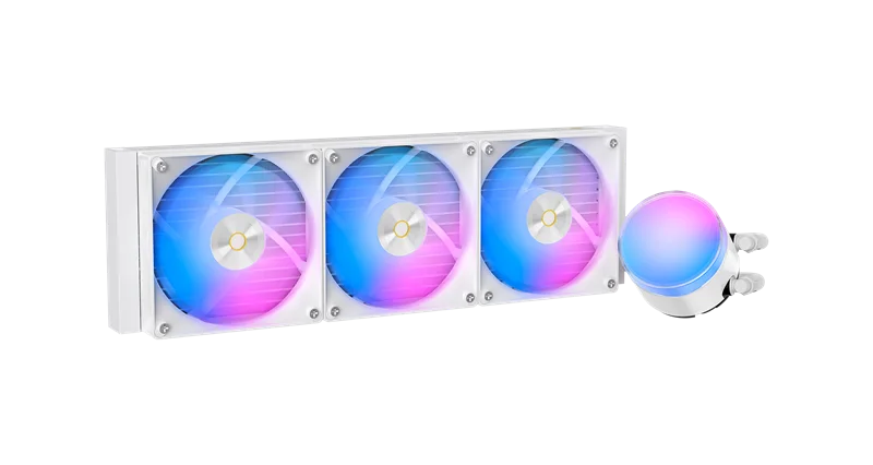 Система водяного охлаждения Ocypus Delta L36 WH ARGB V2, 360mm, ARGB Pump, 3x120mm ARGB fans, LGA115X/1200/1700/18XX, AM4/AM5