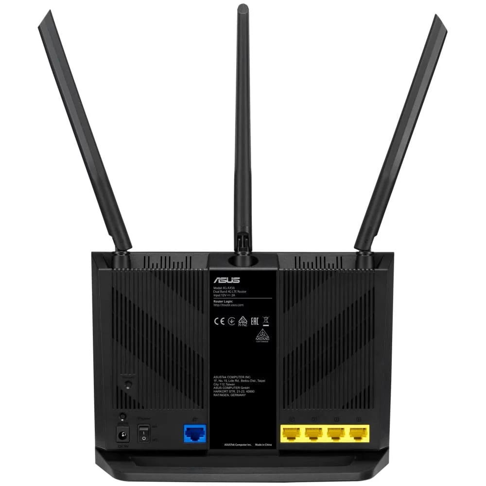 Картинка Роутер Asus 4G-AX56 (90IG06G0-MO3110) 