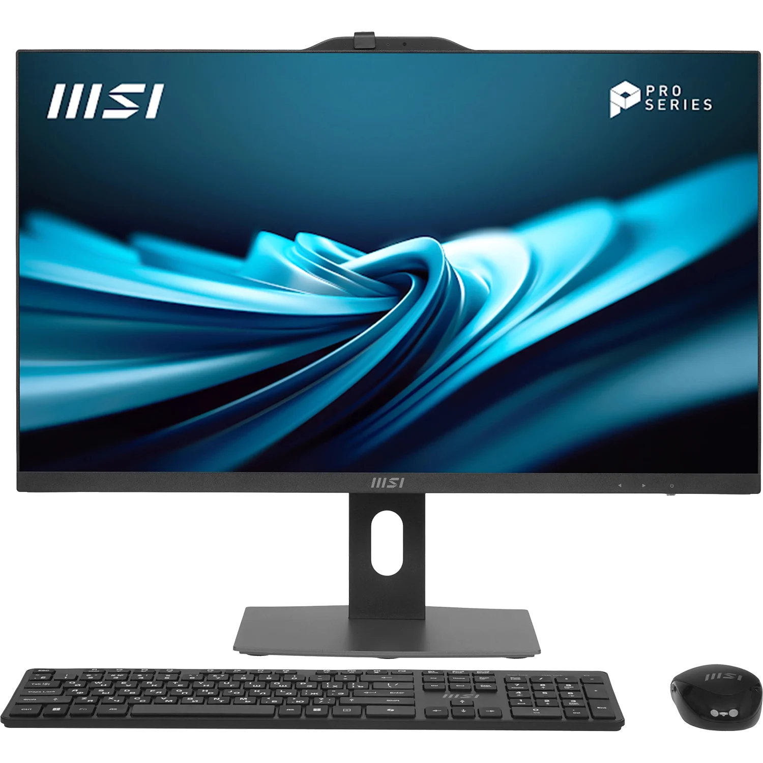 Моноблок PRO AP272P 14M-1207XRU 27"(1920x1080 IPS)/ Intel Core i7 14700(2.1Ghz)/ 16384Mb/ 1024PCISSDGb/ noDVD/ Int:Intel UHD Graphics 770/ Cam/ BT/ WiFi/ -/ war 1y/ 4.63kg/ Black/ noOS + Wireless KB+M (9S6-AF8321-1207)