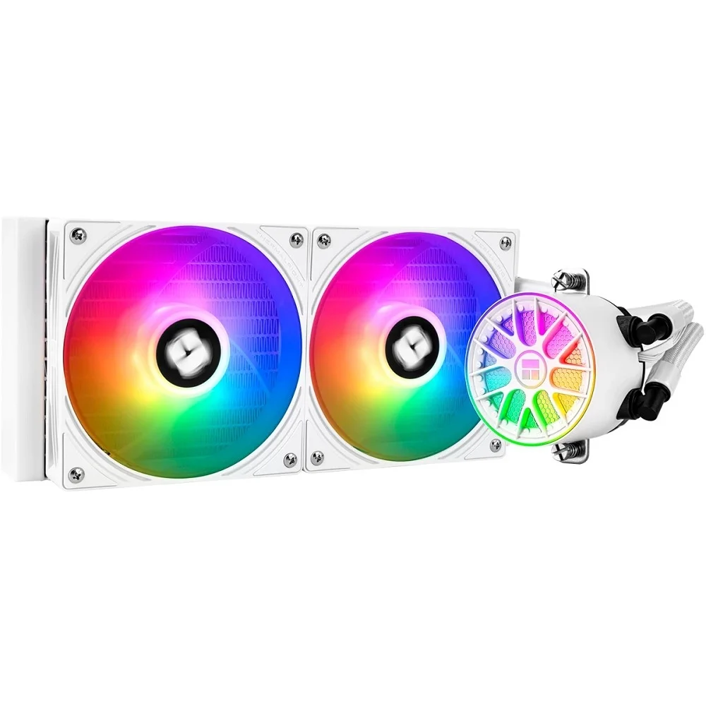 Thermalright Система водяного охлаждения Aqua Elite 240 V6 ARGB White / 2x120mm ARGB PWM Fans / TRAE240V6AW