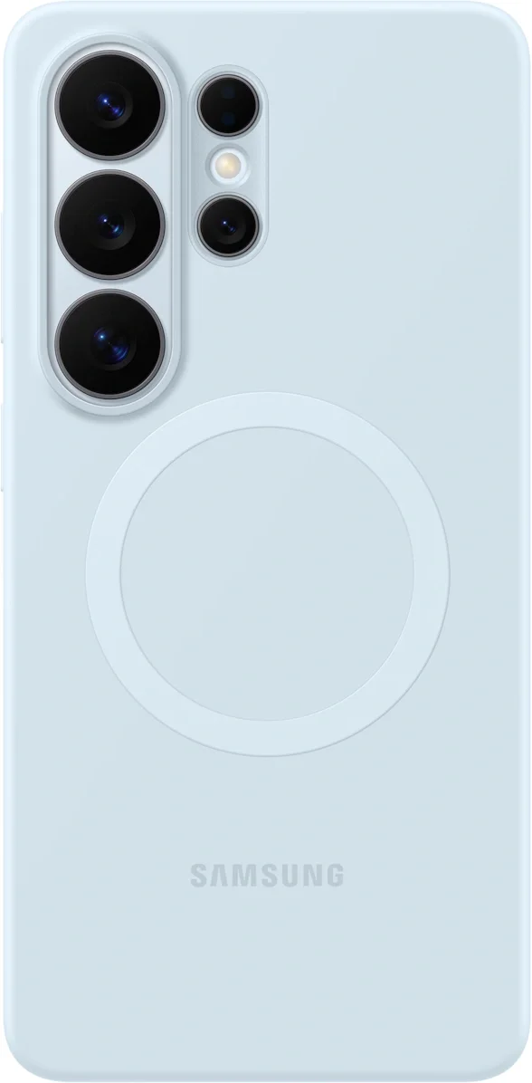 Чехол (клип-кейс) Samsung для Samsung Galaxy S26 Ultra Silicone Magnet Case with MagSafe голубой (EF-ES948CLEGRU)