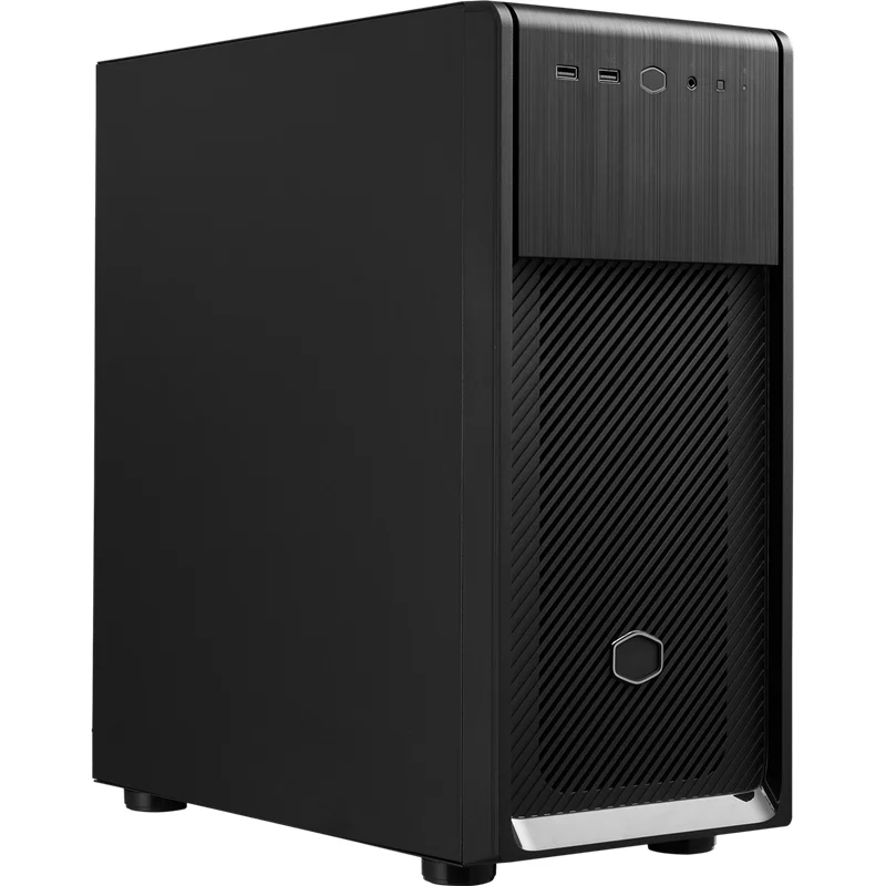 Cooler Master Elite 500 w/ o ODD bay, 2xUSB3.2, 1x120Fan, w/ o PSU, Black, Steel left panel, ATX (E500-KNNN-S00)