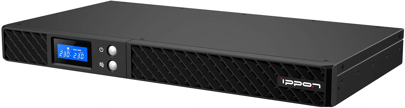 Источник бесперебойного питания Ippon Pacific II 1U 700 630Вт 700ВА черный (2152836)