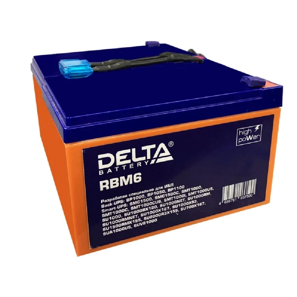 Сменный батарейный картридж DELTA RBM6 (RBM6#NTL)