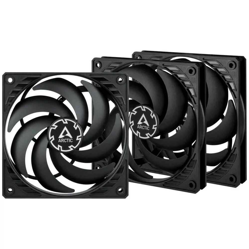 Вентилятор Arctic Cooling ARCTIC P12 SLIM PWM PST Вентилятор корпусной -3 Pack (ACFAN00275A)