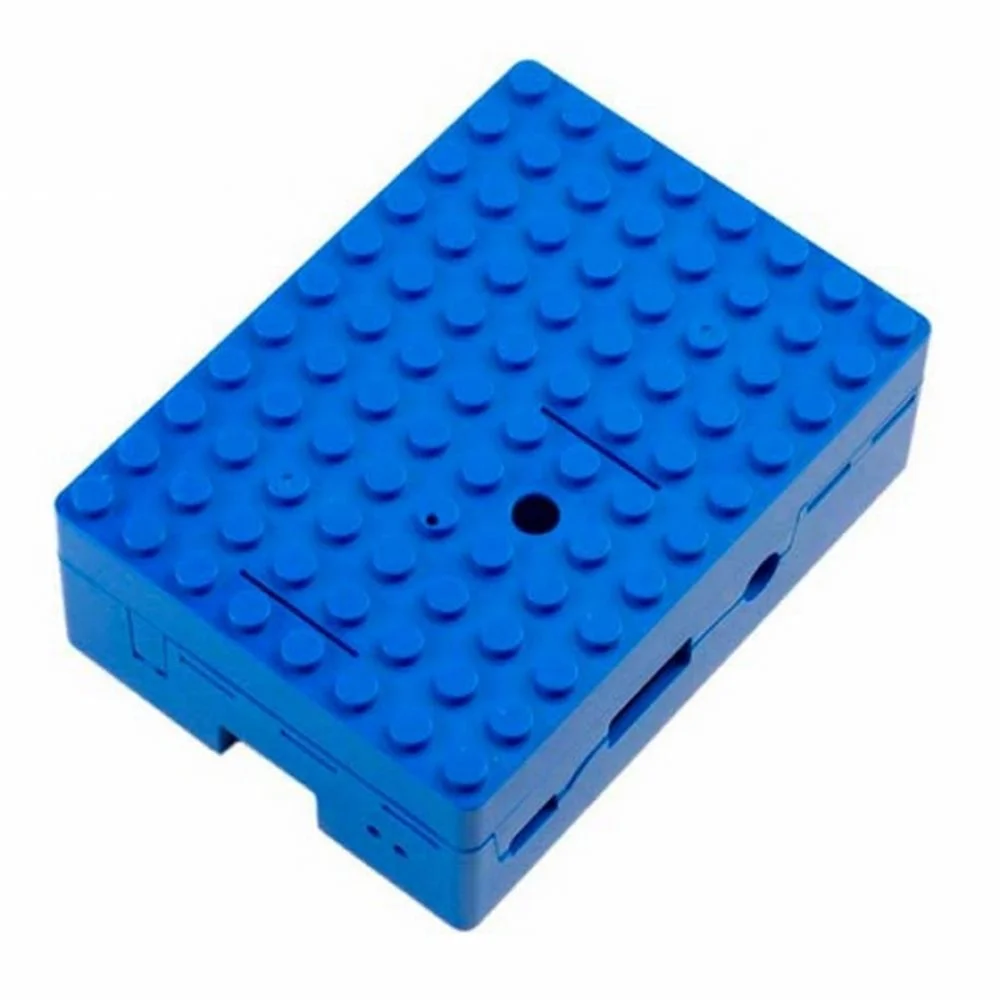 Корпус ACD RA184 Корпус ACD Blue ABS Plastic Building Block case for Raspberry Pi 3 B (CBPIBLOX-BLU) (494354)