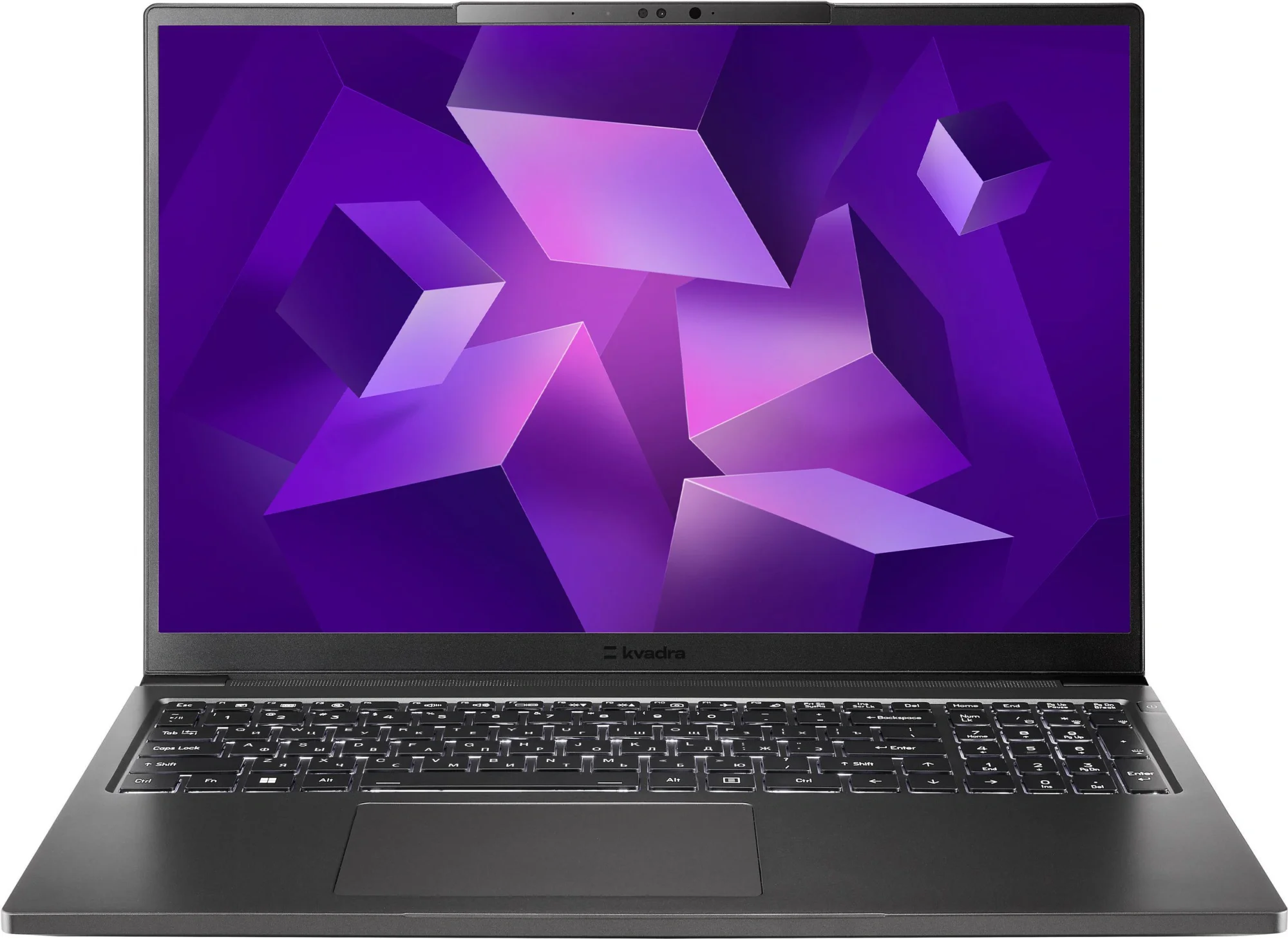 Ноутбук Kvadra Nau LP16 Core Ultra 7 155U 16Gb SSD512Gb Intel Graphics 16" IPS FHD+ (1920x1200) без ОС graphite WiFi BT Cam (Y22L01CAS122R_DCFD05)