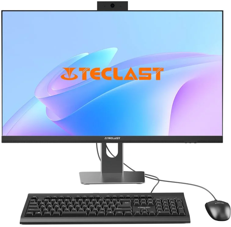 Моноблок Teclast T27 Air 27" 2K i5 14450HX (2.4) 32Gb SSD1Tb UHDG CR Windows 11 Pro GbitEth WiFi BT 120W клавиатура мышь Cam черный 2560x1440 (T27 AIR 2K 14450HX32G1TFKRU)