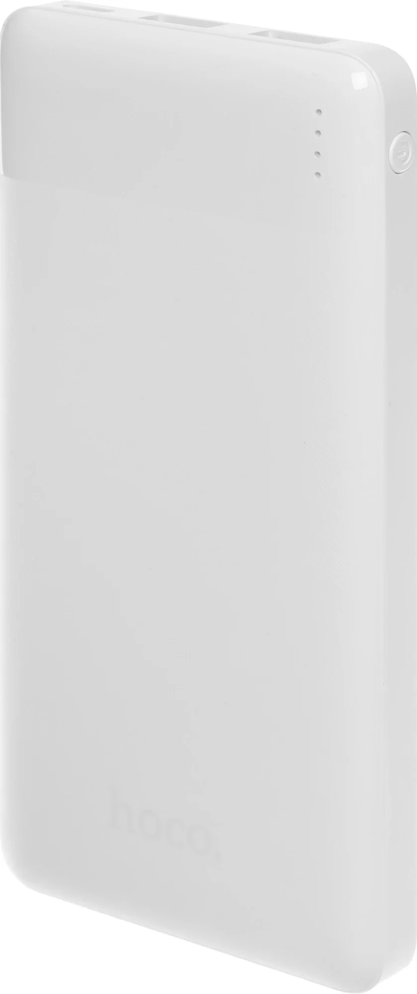 Мобильный аккумулятор Hoco J72 Easy travel 10000mAh 2A 2xUSB-A белый (J72 EASY TRAVEL WHITE)