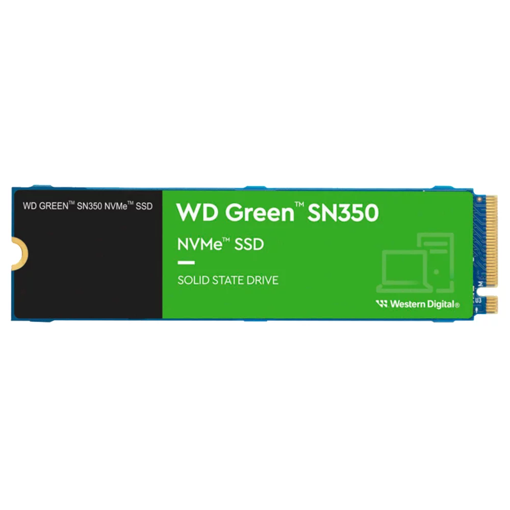 Твердотельный накопитель SSD WD Green SN350 WDS500G2GOC 500GB M2.2280 NVMe PCIe Gen3х4 (WDS500G2GOC/WDS500G2G0C)