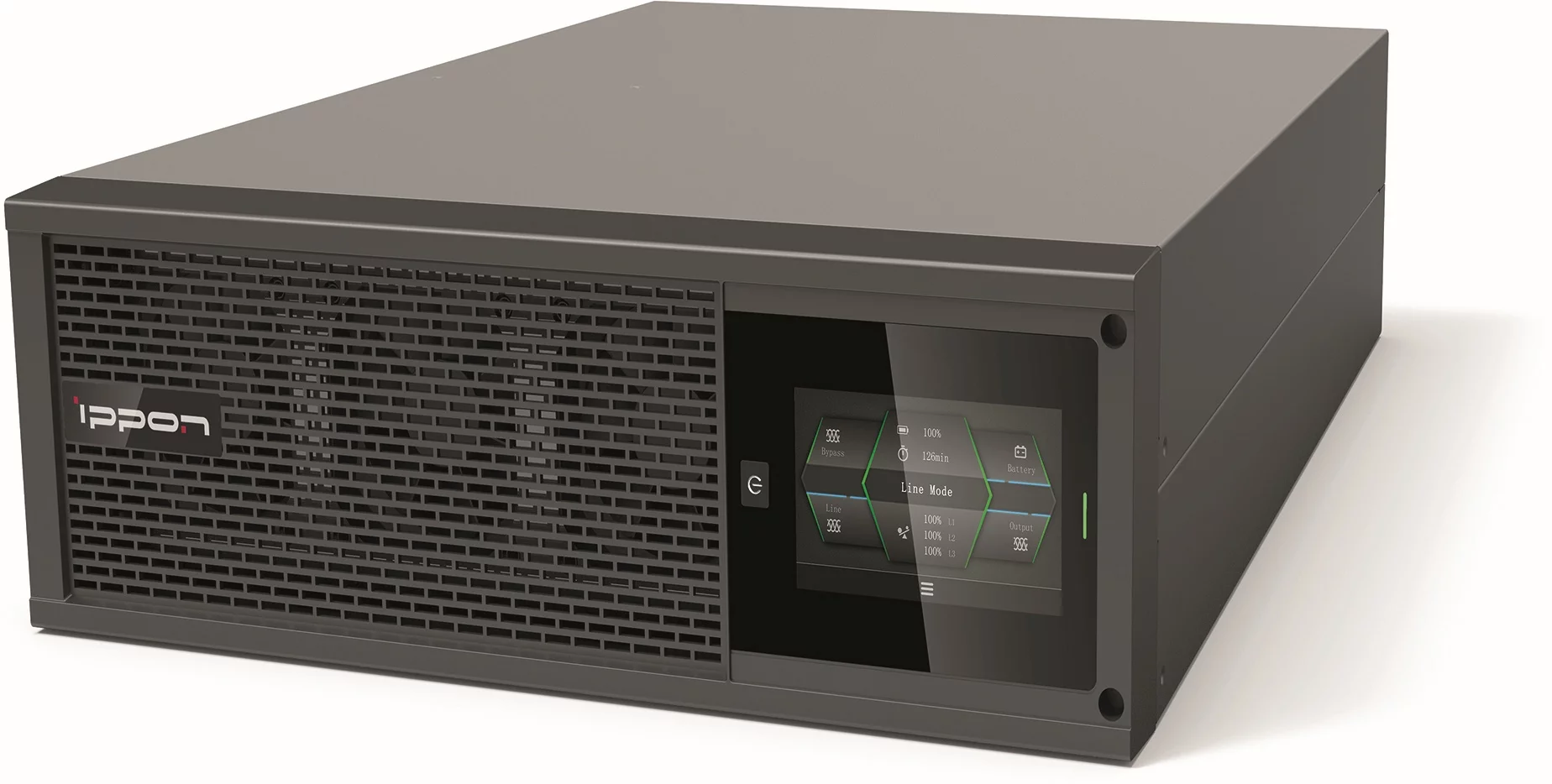 Источник бесперебойного питания Ippon Innova Unity RT 3-3 10K 10000Вт 10000ВА черный (1445970)