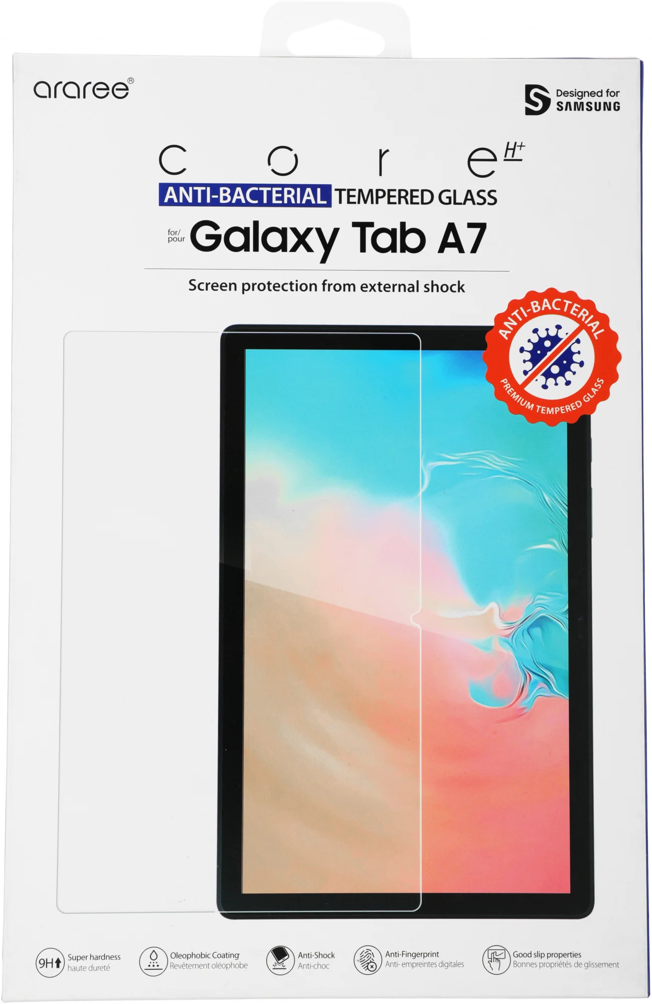 Защитное стекло для экрана Samsung araree Sub Core Premium Tempered Glass Samsung Galaxy Tab A7 1шт. (GP-TTT505KDATR)
