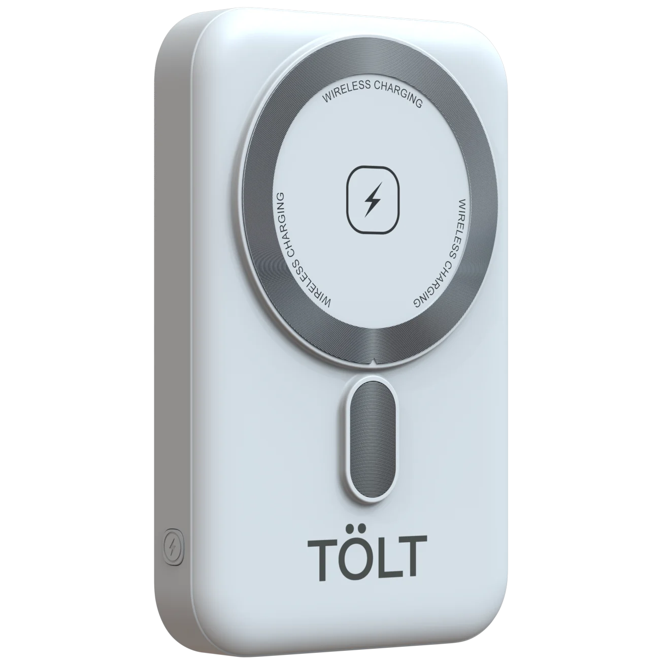 Портативный аккумулятор TOLT Seg KW109 White, 10000mAh, 22,5W, fast charging and PD, wireless, magnetic, white, CCC/ Powerbank TOLT Seg KW109 White, 10000mAh, 22,5W, fast charging and PD, wireless, ma