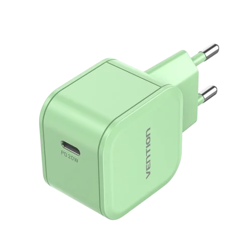 Сетевое зарядное устройство Vention на 1 порт USB С 20W Зелёный, шт. (FEJG0-EU)