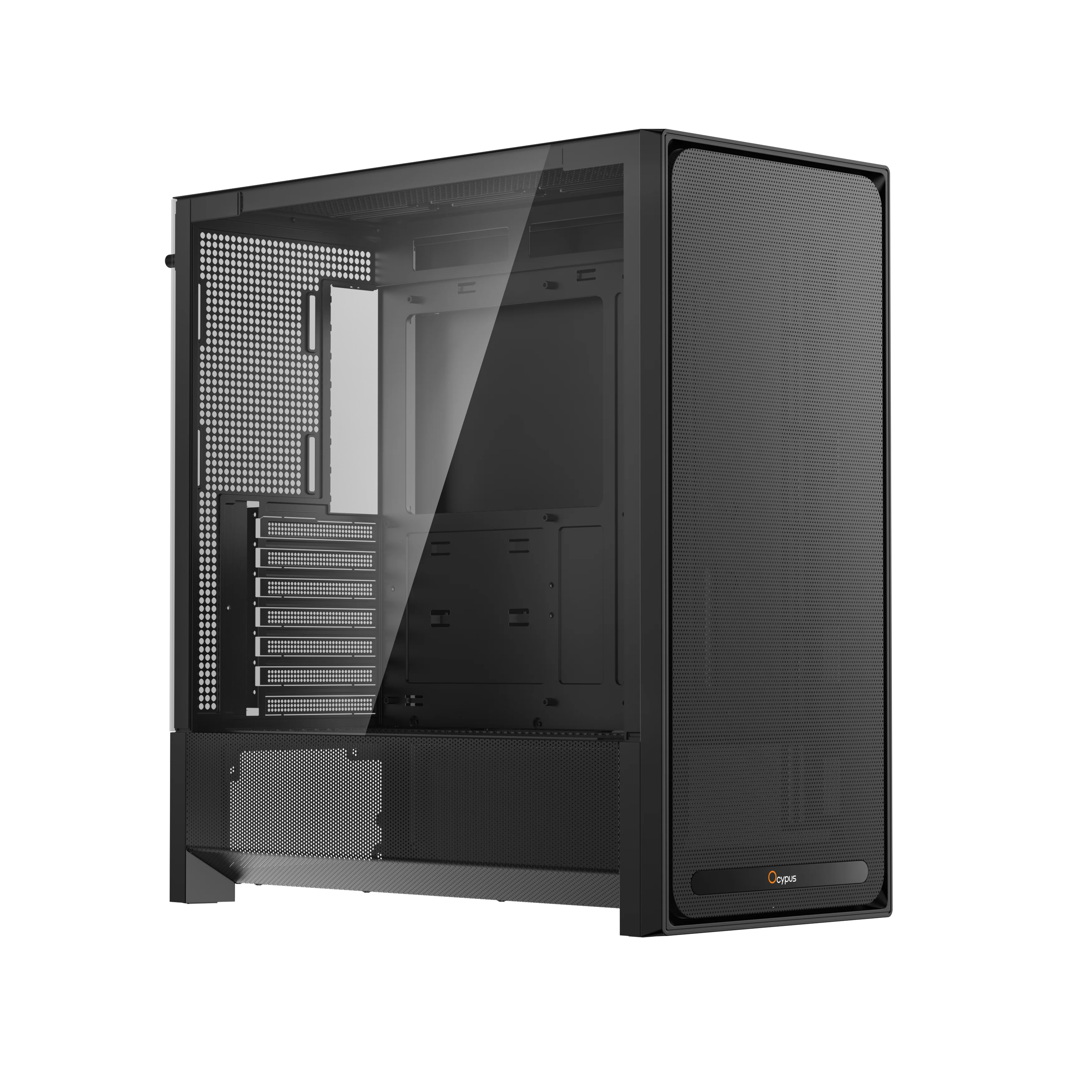 Корпус Компьютер без блока питания/ Case Ocypus Delta C70 BK, Midi-Tower, TG, no fans, 2xUSB-A 3.0 + 1xUSB-C 3.1, E-ATX, ATX, mATX, mITX Black (DELTA-C70-BKG000XX-GL)