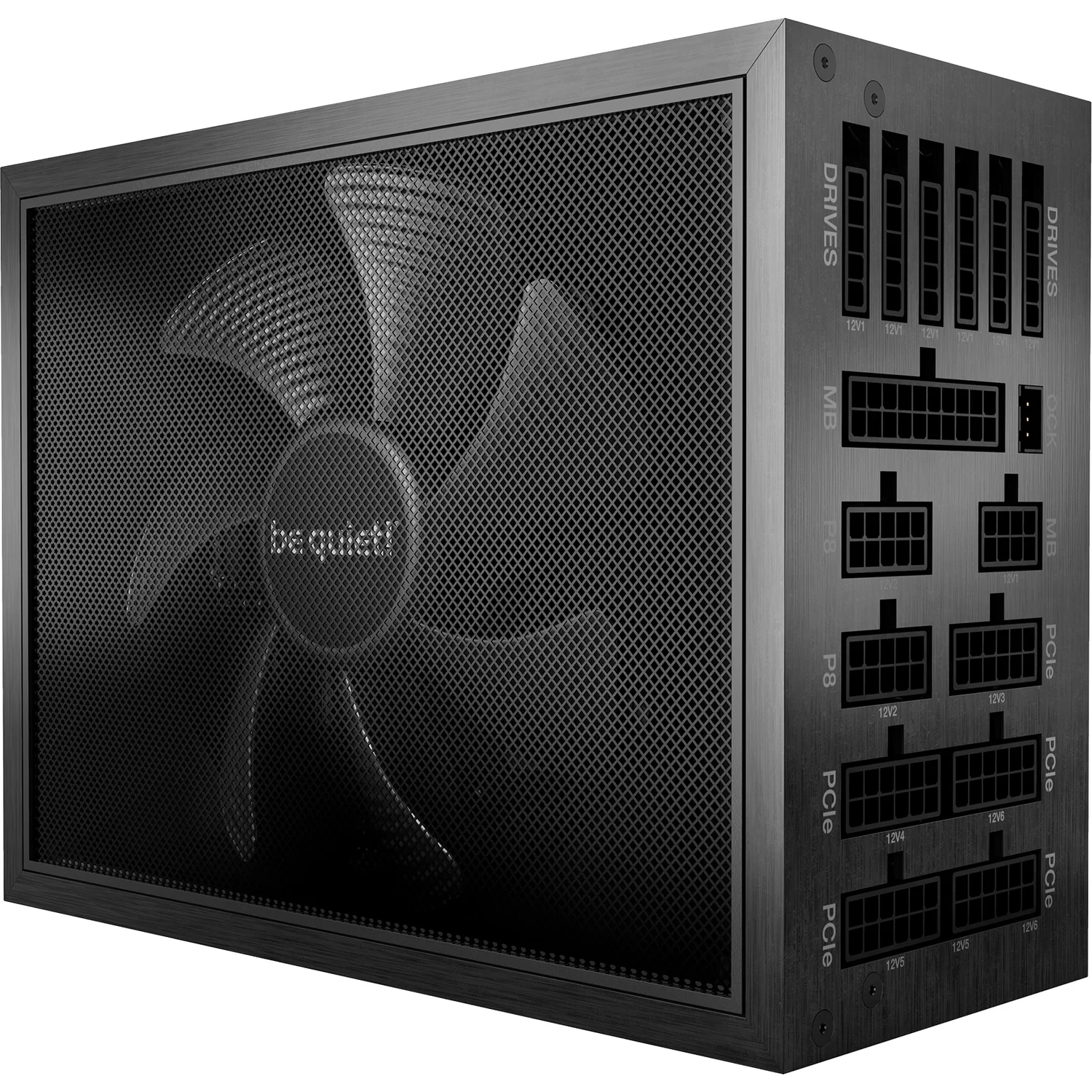 Блоки питания/ Power Supply be quiet! DARK POWER PRO 12 1500W, 1500W 80+ Titanium (ATX, 2.51, Full-modular, 1x24(20+4)pin 600mm, 1xCPU(4+4)pin 700mm, 10xPCIe(6+2)pin 600mm, 16xSATA3 600mm, 8xMOLEX4pin 500mm, Active, 135x135mm, 200x1 (BN946)