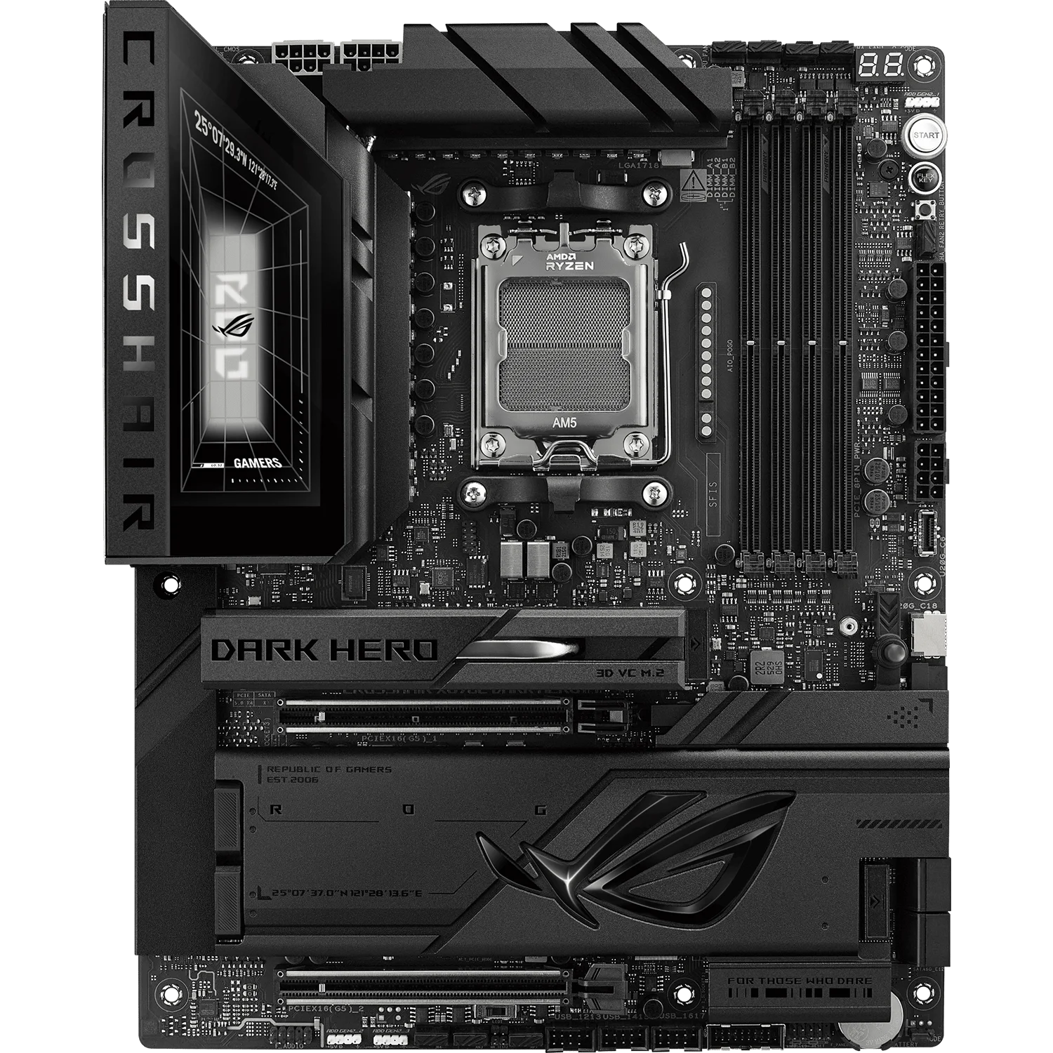 Материнская плата/ ROG CROSSHAIR X870E DARK HERO (90MB1NT0-M0EAY0)