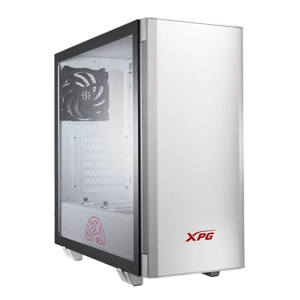 ADATA XPG INVADER белый Mid-Tower, Micro-ATX, Mini-ITX, Standard-ATX, USB 3.2 Gen1 Type-A (INVADER-WHCWW)