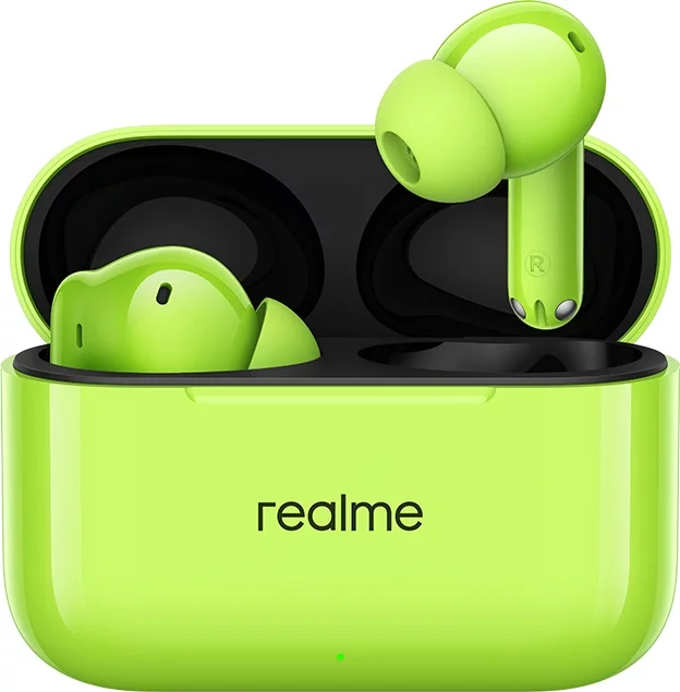 Гарнитура внутриканальные Realme Buds T200 зеленый беспроводные bluetooth в ушной раковине (6941764462090)