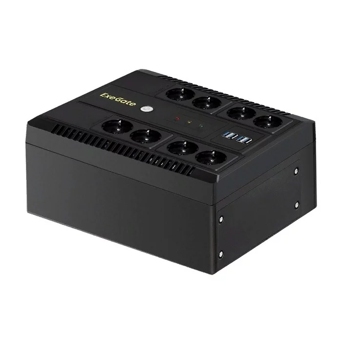 Exegate EX295011RUS ИБП ExeGate NEO NNB-650.LED.AVR.8SH.CH