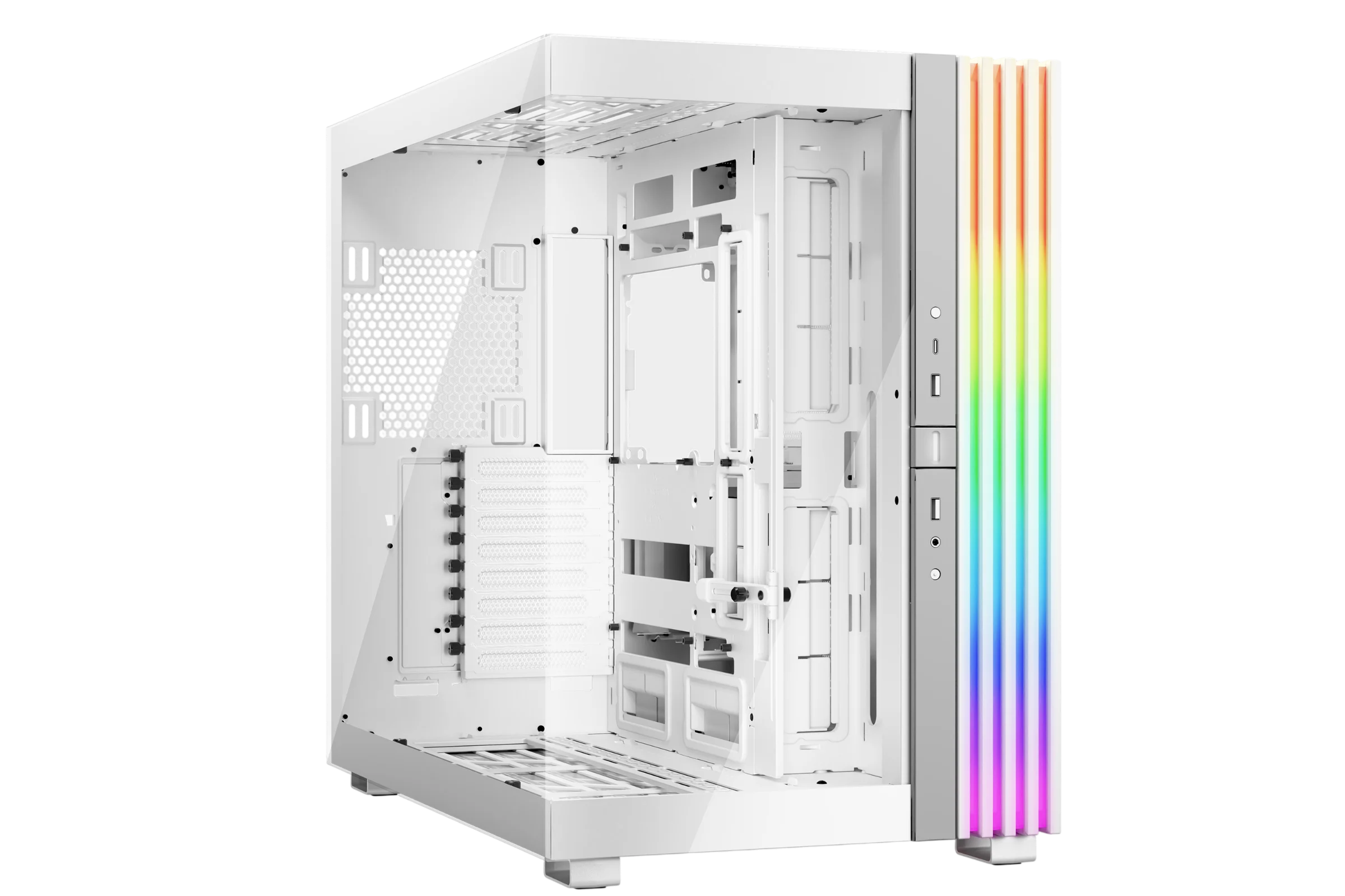 Корпус Компьютер без блока питания/ Case be quiet! LIGHT BASE 900 DX, Full-Tower, TG, no fans, ARGB, 2xUSB-A 3.2, 1xUSB 3.2 Type-C, E-ATX, XL-ATX, ATX, mATX, mITX White (BGW70)