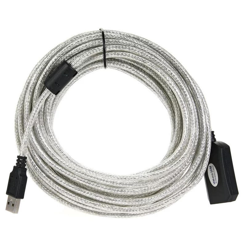 Кабель-адаптер/ Кабель-адаптер USB2.0-repeater, удлинительный активный [Am--]Af] 10м VCOM [VUS7049-10M]
