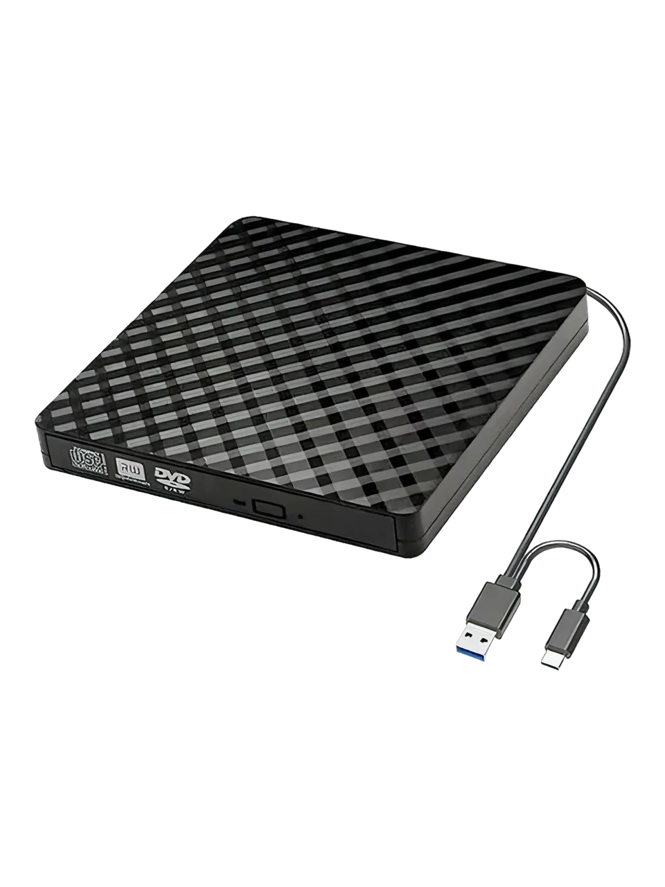 Внешний оптический DVD привод/ DVD-RW ext. Black Slim Ret USB3.0+TYPE-C (STM DVD28-EM/B)