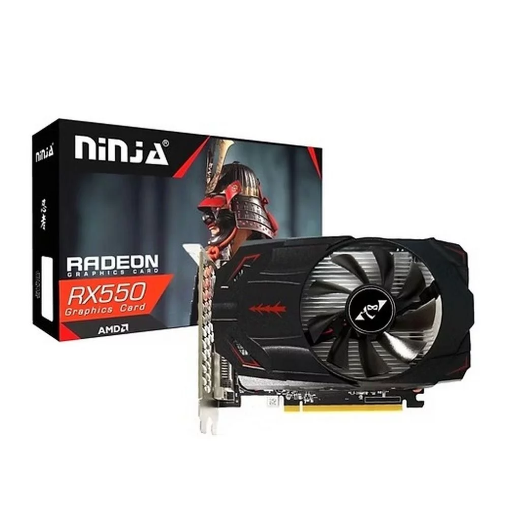 Видеокарта Ninja (Sinotex) RX550 8GB GDDR5 128bit DVI DP HDMI 1FAN RTL (AKRX55085F)