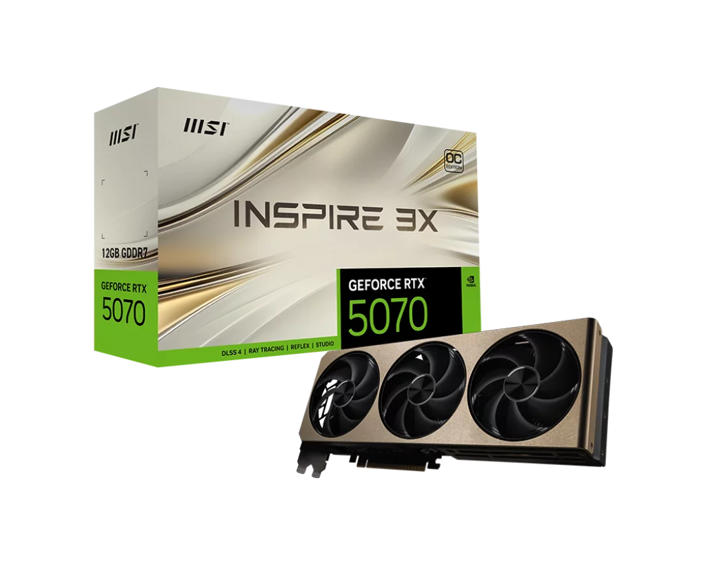 Видеокарта/ GeForce RTX 5070 12G INSPIRE 3X OC
