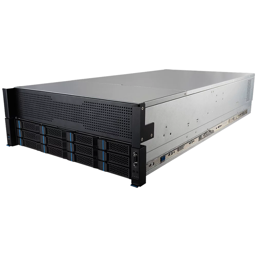 Платформа системного блока MSI G4201RAS8U4-P5 (MSI PN:939-S370-03S) 4U2S 8GPU Intel LGA4677 (up to 350W)