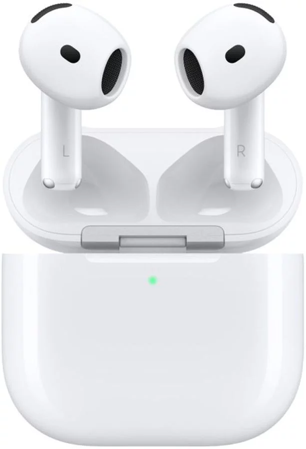 Гарнитура вкладыши Apple A3055,A3056,A3059 AirPods 4 ANC белый беспроводные bluetooth в ушной раковине (MXP93LL/ A) (MXP93LL/A)