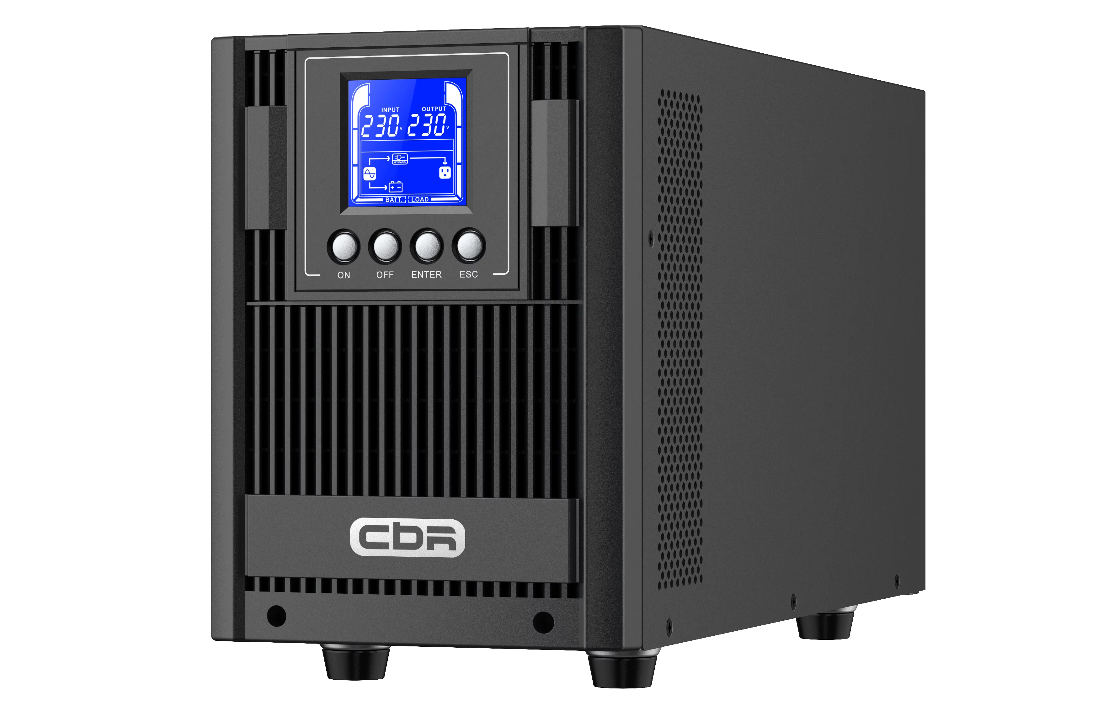 ИБП CBR ESSENCE ESN-1500 [Online 1500 VA / 1500 W, Tower, 4 x EURO, LCD, HID-USB, RS232, EPO, SNMP slot] (ESN-1.5KT-4F-LCHERSC)
