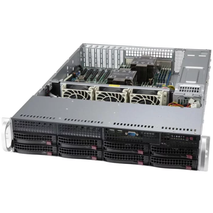 Серверная платформа/ X12DPI-NT6-P,825BTS-R1K03LPP1, 2U X12 SATA Mainstream Se (SYS-620P-TRT)