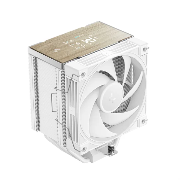 Кулер для процессора DEEPCOOL AK700 DIGITAL WH LGA1851/1700/1200/115X/AM5/AM4 (9шт/кор, TDP 260W, PWM, Fan 120mm, 7 тепл. трубок, Copper Base, белый) RET (R-AK700-WHNDMN-GJD)