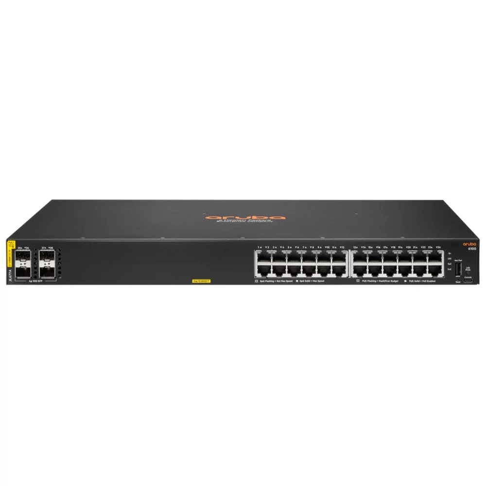 Картинка Коммутатор HPE Aruba 6100 (JL677A) 