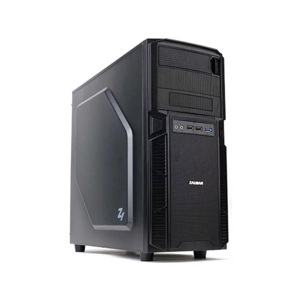 Корпус Z1 black ATX Mid Tower PC Case, 120mm fan, ODD