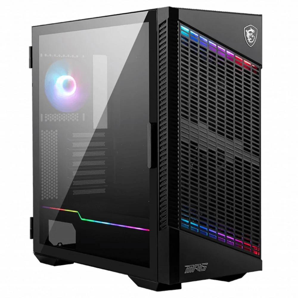 Корпус для ПК MSI Bad Pack MPG VELOX 100P AIRFLOW 2xUSB 3.0, 1xType C, 1x120mm ARGB Fan,3x120mm Black Fan,ARGB Control Board, Tempered Glass Window, Plastic Mesh, Brown box (829292) bp (306-7G18P26-HH9 / 306-7G18P21-809||BP)