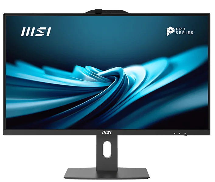 Моноблок MSI Pro AP272P 14M AiO 27" FHD(1920x1080)IPS AG Non-touch, Core i5-13500(2.5GHz), 8Gb(8*1) DDR5 SO-DIMM, 256GB SSD M.2, Intel Graphics,WiFi,BT,camera, WirelessKB&mouse Eng/ Rus,No OS,1y war-ty, Black (9S6-AF8321-1202)