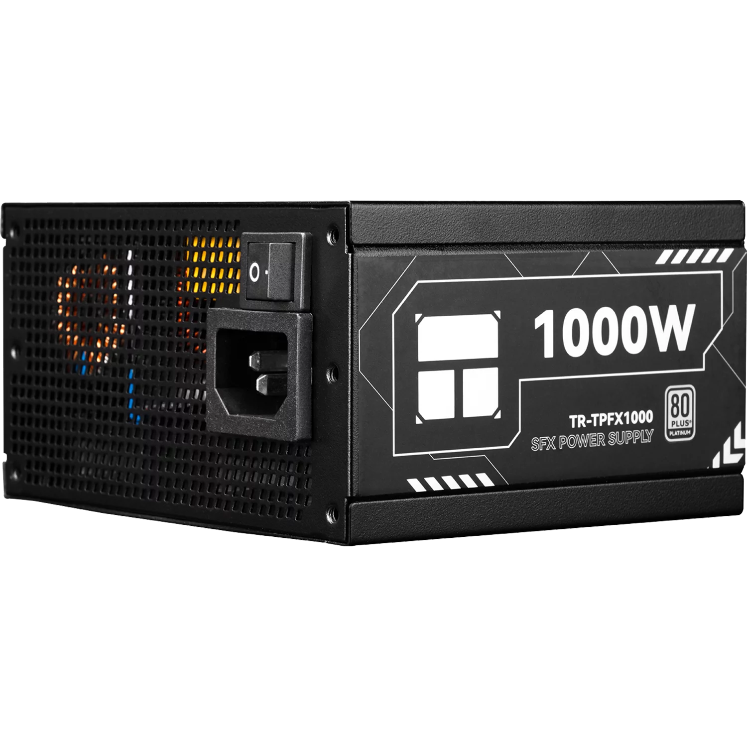 Блок питания 1000W/ Power Supply Thermalright, 1000W 80+ Platinum (SFX, 3.1, PCIe 5.1, Full modular, 1x24(20+4)pin, 1xCPU 8(4+4)pin, 2xPCIe*2 8(6+2)pin, 1x12VHPWR PCIe 5.1 12+4pin 600mm, 6xSATA3, 3xMO (TR-TPFX 1000)