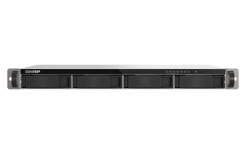 Сетевое хранилище/ channel QNAP Network RAID drive, 4 3.5"/2.5" compartments, 2 2.5 Gbps ports, ARM Cortex-A55 2.0GHz, 4 GB DDR4. (TS-433EU)