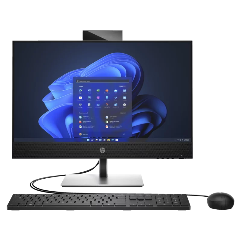 Моноблок HP ProOne 440 G9 AiO 23.8"(1920x1080 IPS)/Core i5 13500T(1.6Ghz)/8Gb/512SSDGb/noDVD/ 770/BT/WiFi/12.04kg/Black/DOS + Fixed Height Stand, Wi-Fi6 +BT 5.3, 5MP, HDMI, En_kbd, 3pin (884R3EA)