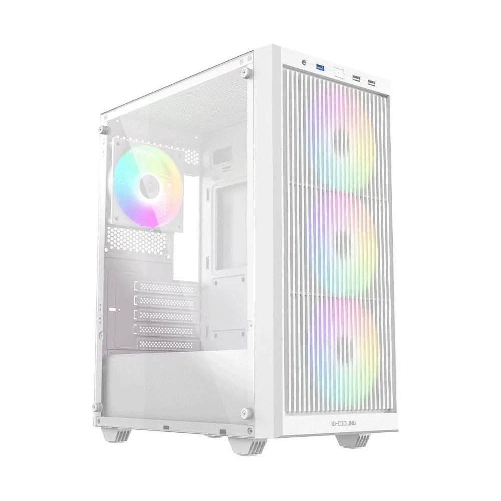 Корпус ID-Cooling Корпус Case ID-Cooling WARE 310 ARGB White ATX/ win TG/ 4 fans/ Type C/ CPU 160mm/ GPU 320mm/ no PSU
