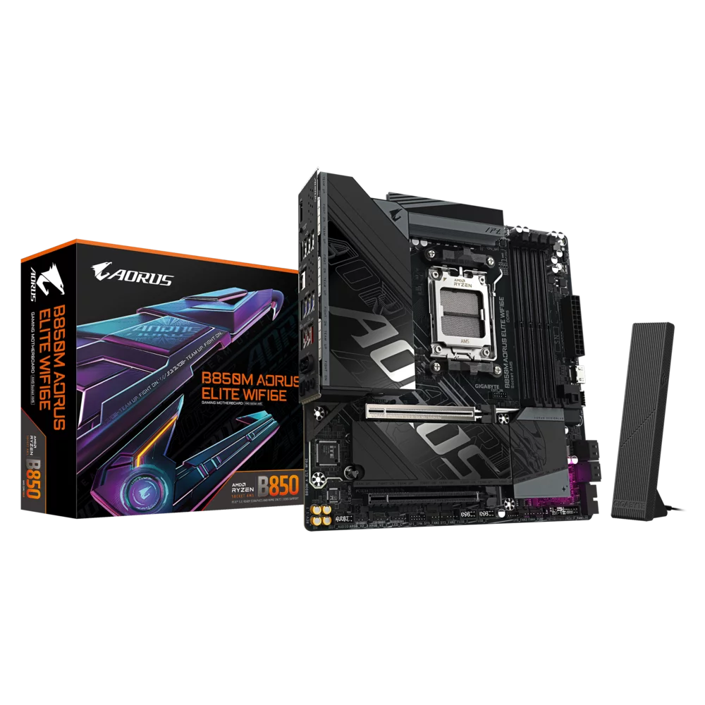 Материнская плата Gigabyte B850M AORUS ELITE WIFI6E, RTL