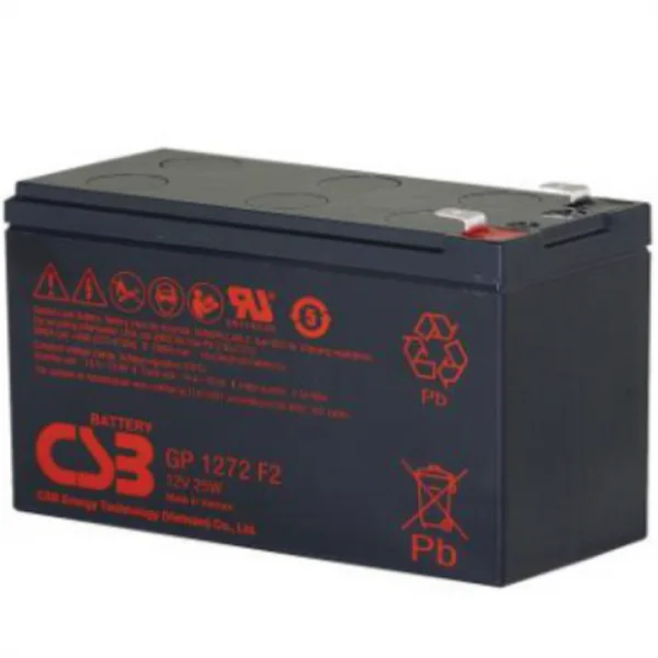 CSB Аккумуляторная батарея для ИБП (25W) (12V/ 7,2Ah) (GP1272 F2 CSB)