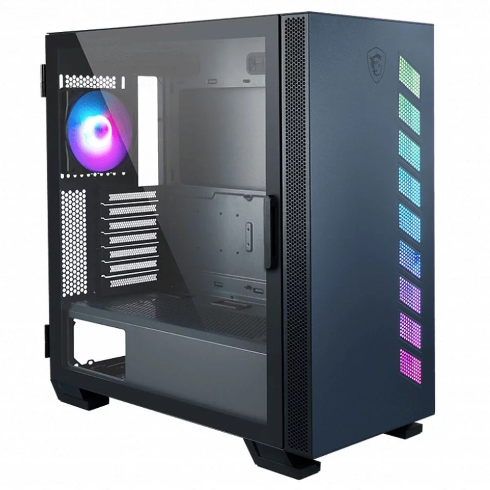 Корпус MSI MAG VAMPIRIC 300R PACIFIC BLUE Mid-Tower, E-ATX, 2xUSB 3.0, 1xUSB-C, 1x120mm ARGB Fan, ARGB Control Board, Tempered Glass Window, Brown Box (829346) (306-7G19B21-809)